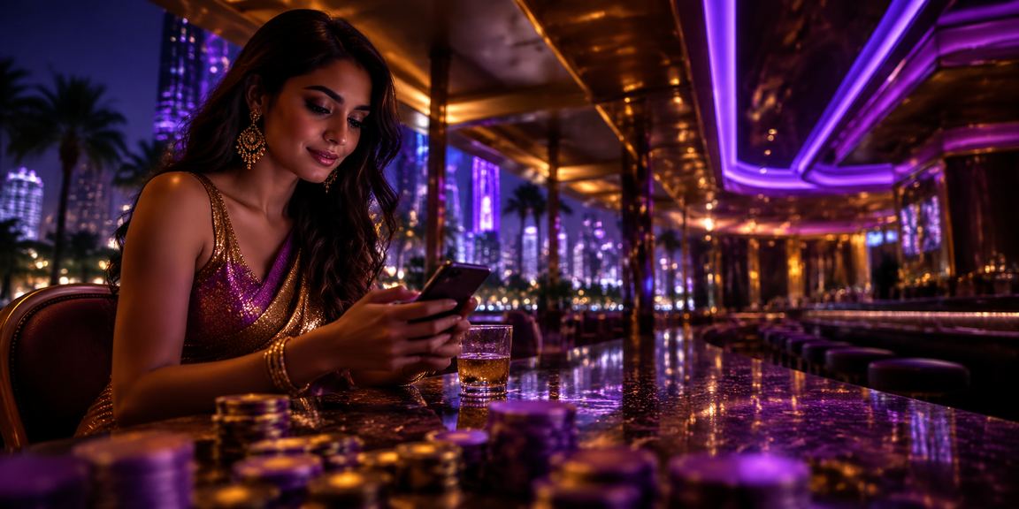 Neon casino bonus signage in Kerala nightlife